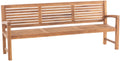 Teak Houten Tuinbank - Massieve Bank - Duurzaam Comfort & Legal Wood Certificaat Kleur teak Maat