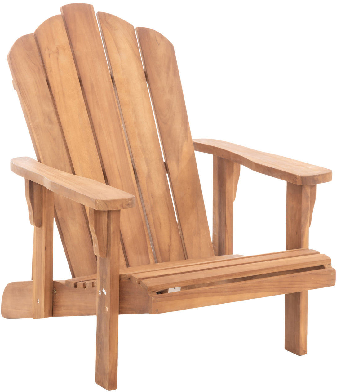 Buitenstoel met Verstelbare Rugleuning - Tuinstoel - Ergonomisch Design, Comfortabel & Duurzaam Teak Kleur teak