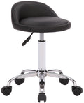 Ergonomische Werkkruk - Draaistoel - Hoogte Verstelbaar Comfort, Ideaal voor Kantoor en Salon Kleur zwart