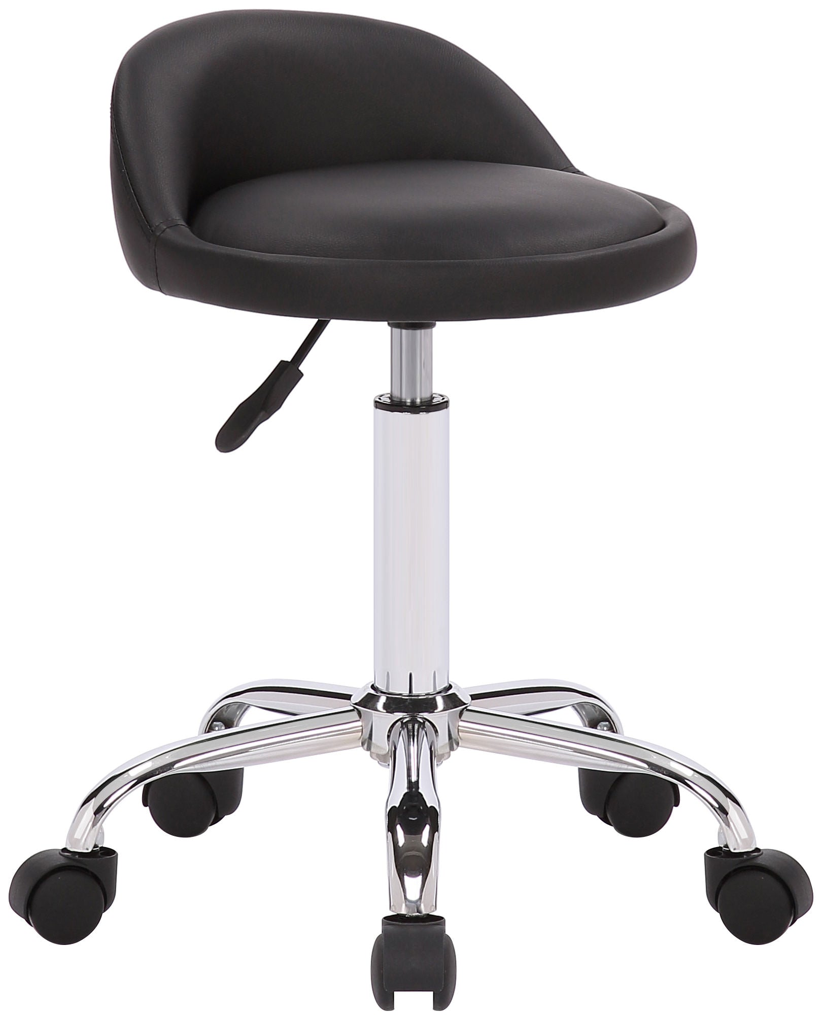 Ergonomische Werkkruk - Draaistoel - Hoogte Verstelbaar Comfort, Ideaal voor Kantoor en Salon Kleur zwart