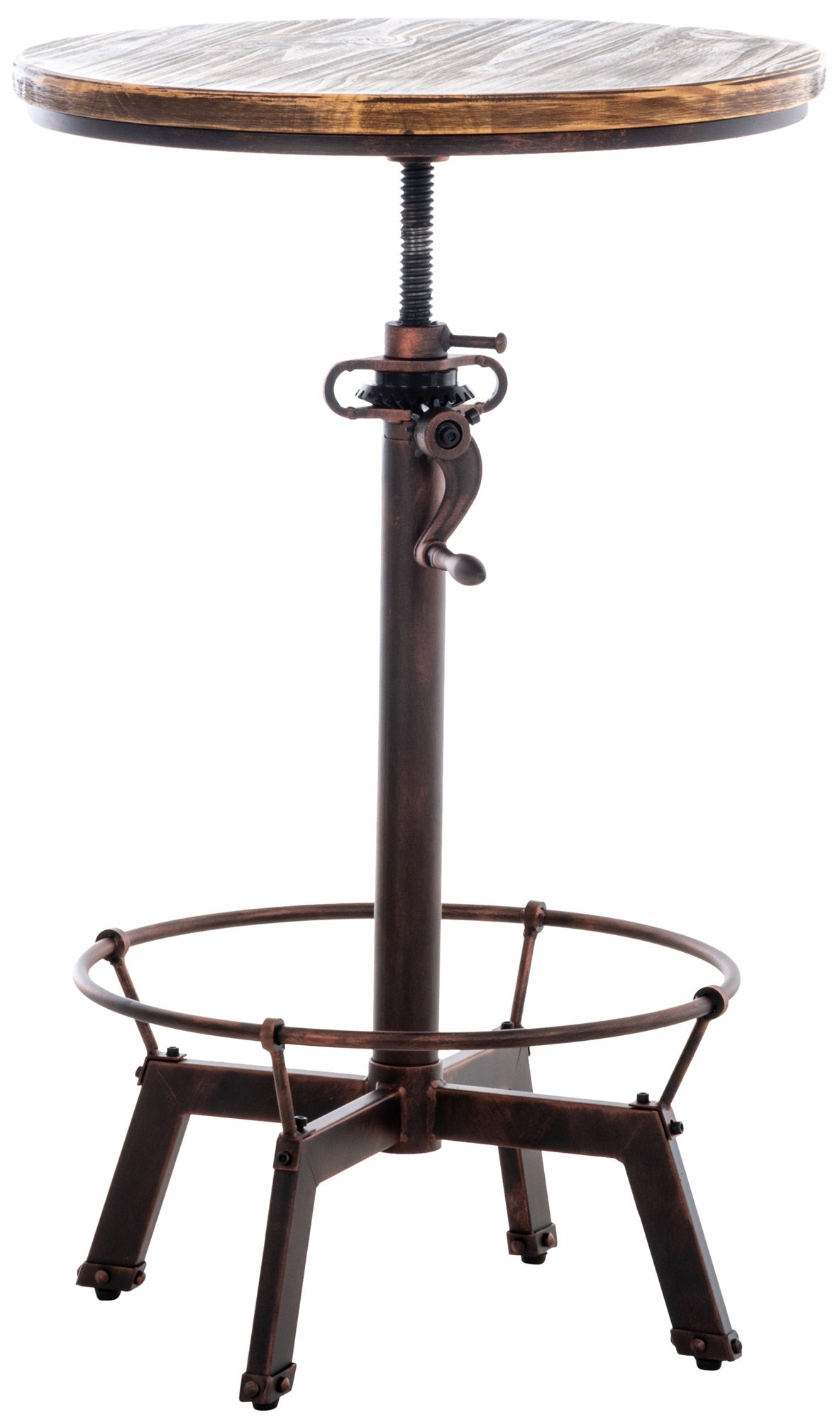 Hoge Tafel - Bartafel - Verstelbare Hoogte voor Perfecte Pasvorm Kleur bronzen