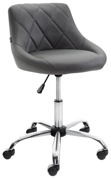 Comfortabele Draaikruk - Rolstoel - In hoogte Verstelbaar, Ideaal voor Medische en Salonruimten Kleur grijs