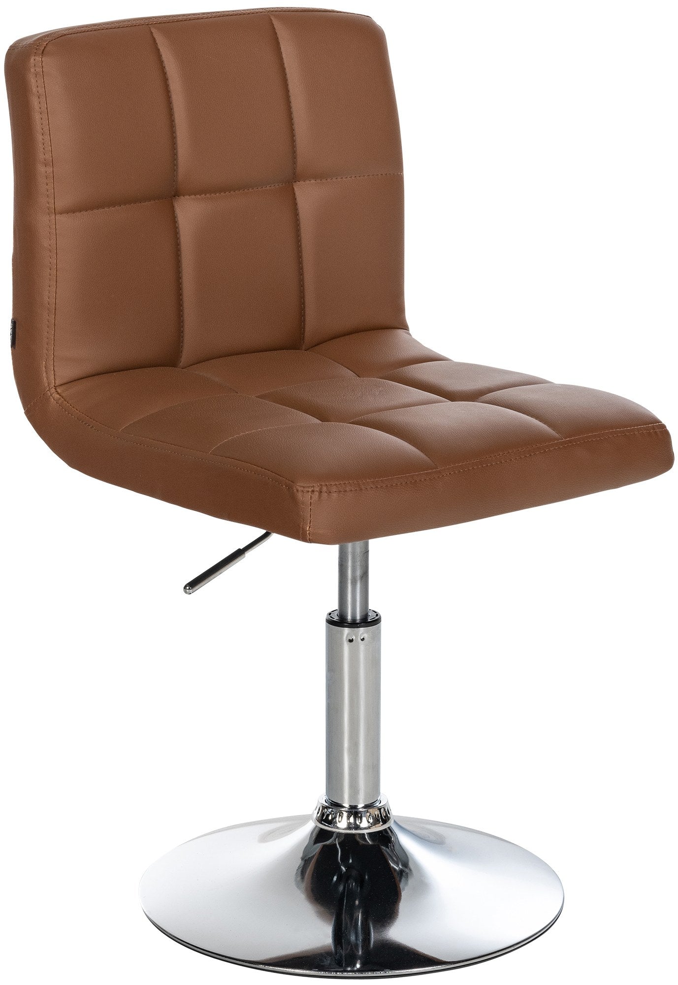 Luxe Lounger van Kunstleer - Stoel - Comfortabel Design, Onderhoudsvriendelijk, 360° Draaibaar Kleur lichtbruin