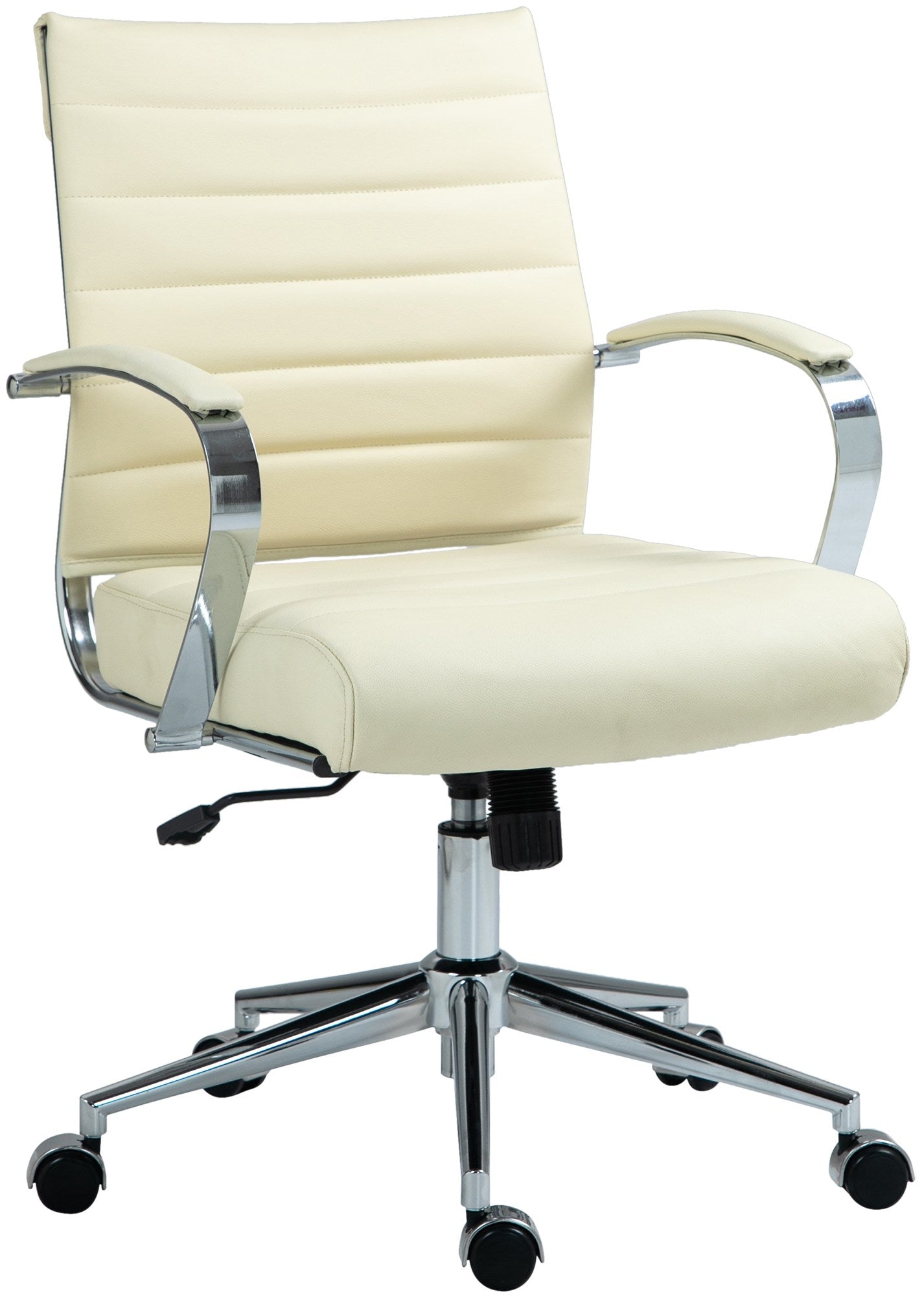 Ergonomische Bureaustoel - Kantoorstoel - Verstelbare Hoogte, Optimale Comfort Kleur crème