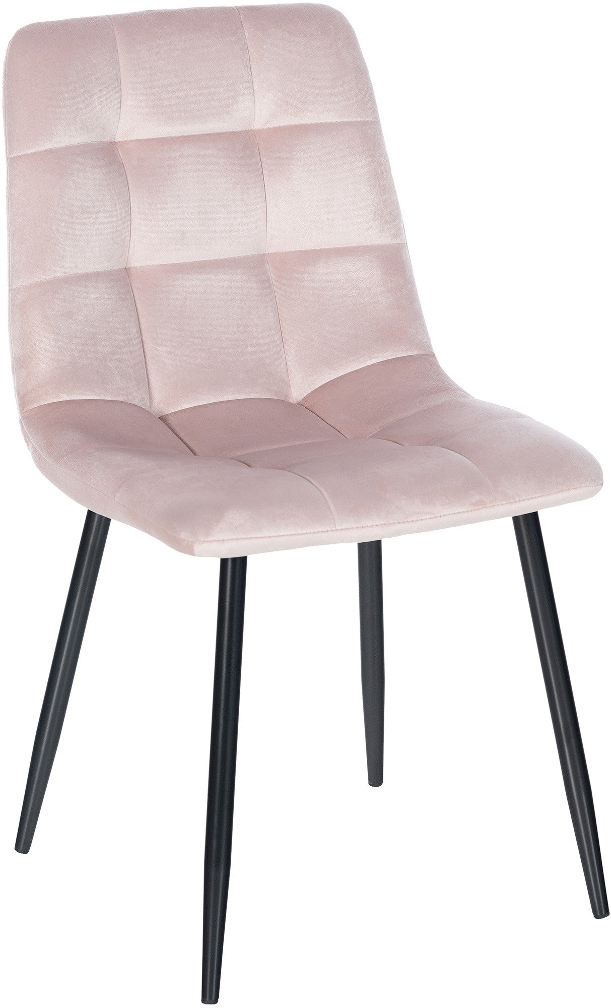Eetkamerstoel - Dining Chair - Comfortabele Rugleuning - Onderhoudsvriendelijk Materiaal zacht Kleur roze