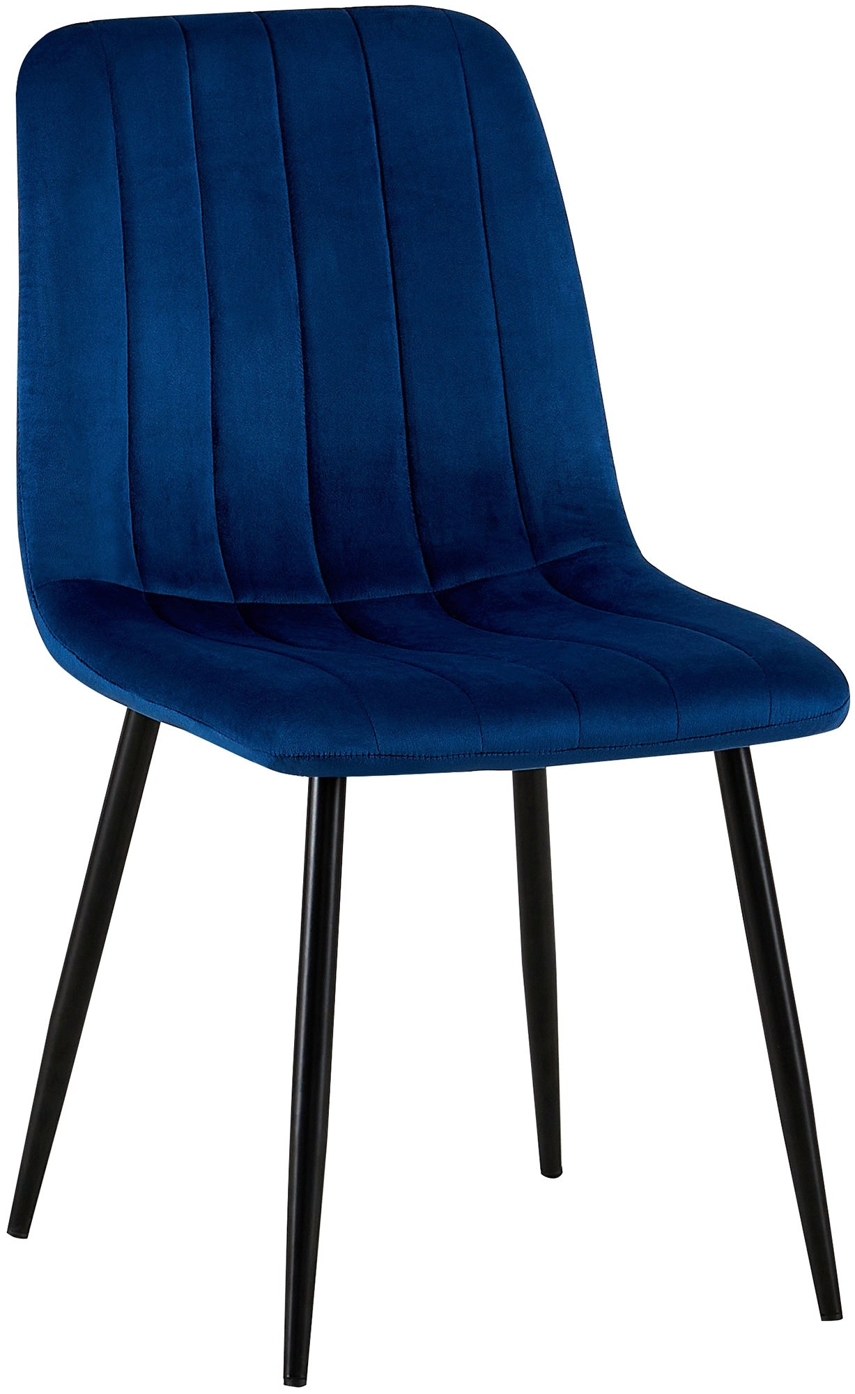 Comfortabele Dijon Stoel - Gestoffeerde Zitplaats - Onderhoudsvriendelijke Bekleding Materiaal zacht Kleur blauw