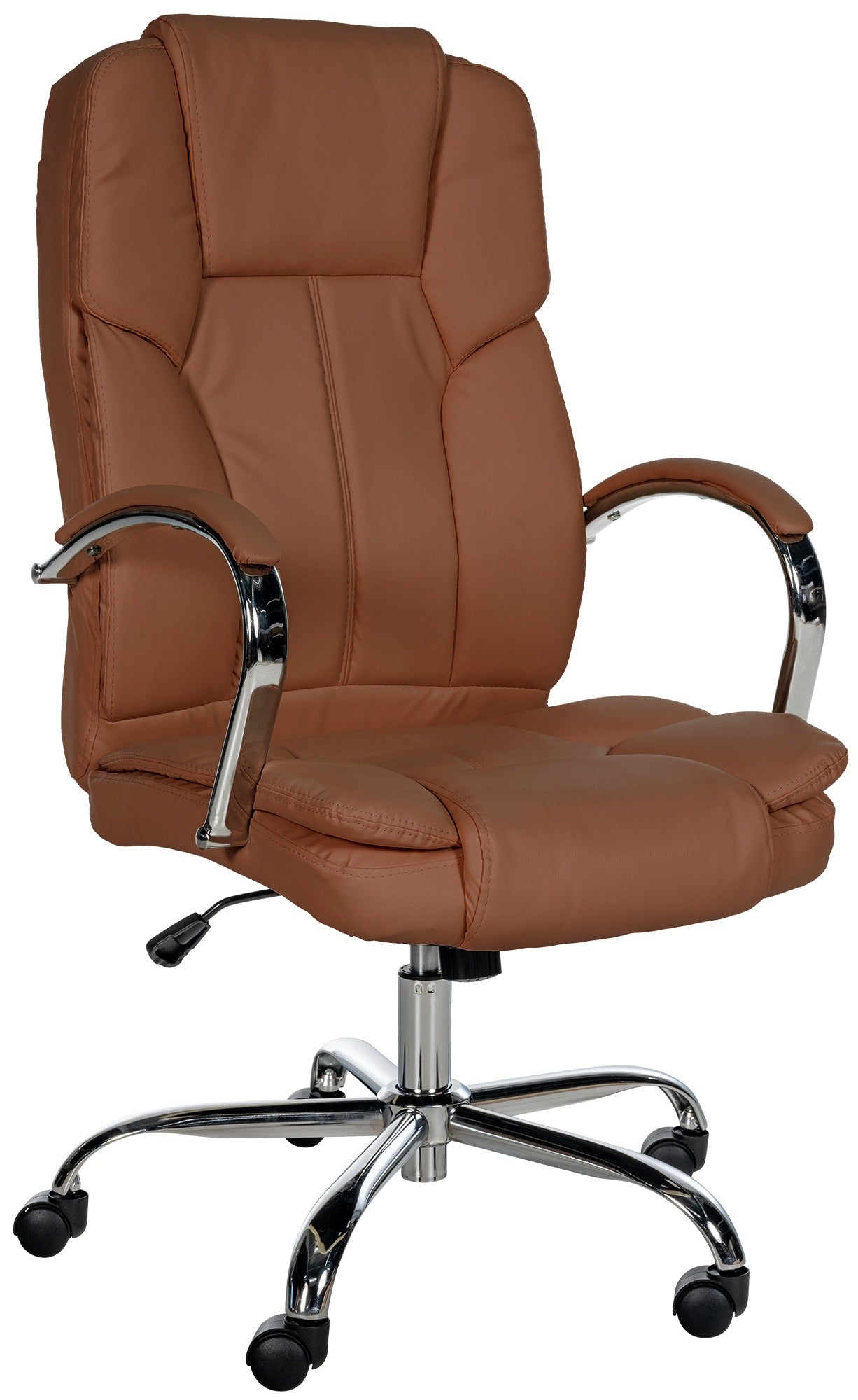 Ergonomische Bureaustoel - Comfort Chair - XXL Zitbreedte, Zwaar Gebruik Kleur lichtbruin