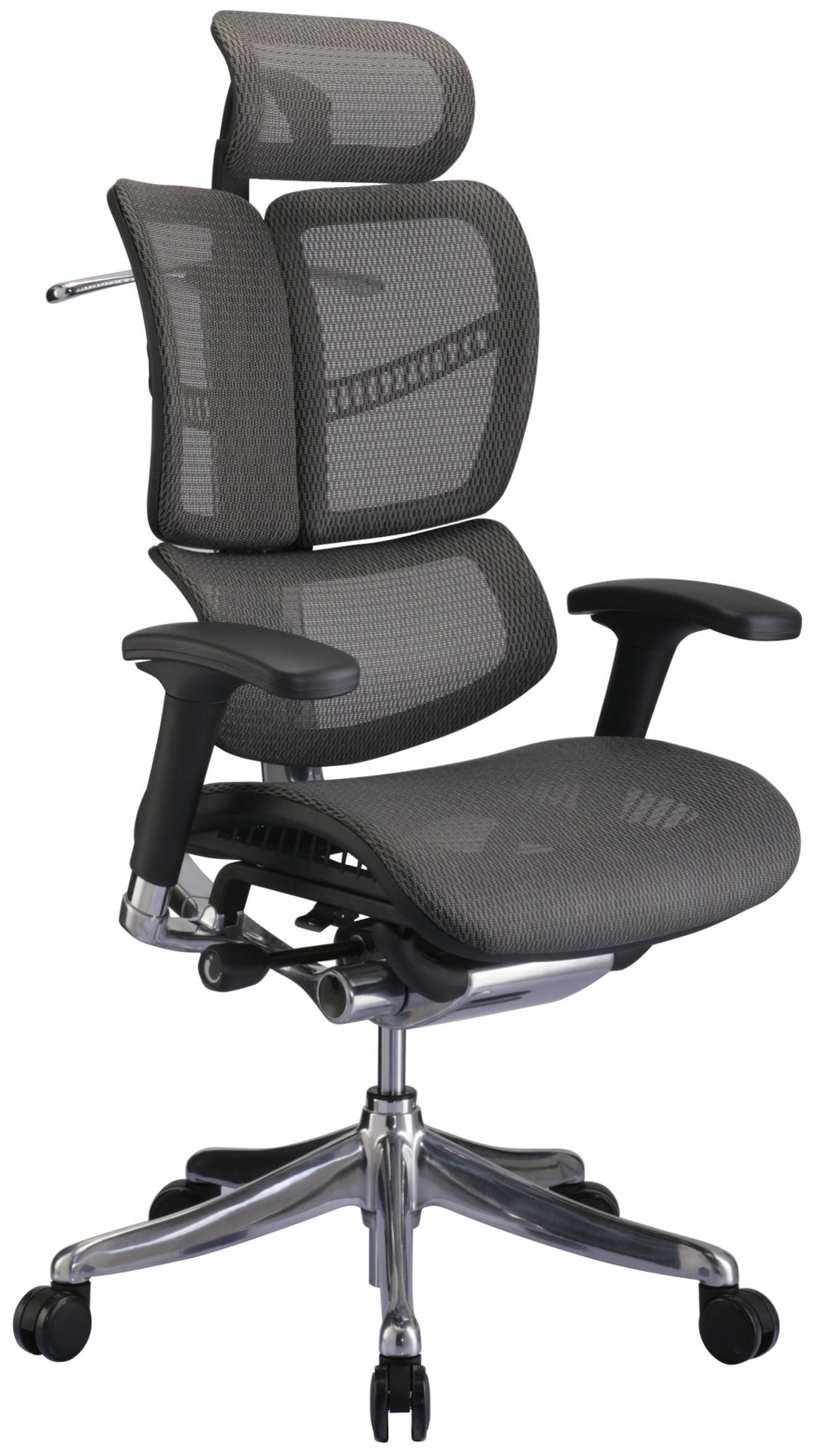 Ergonomische Bureaustoel - Kantoorstoel - Verstelbare Rugleuning voor Ultiem Comfort Kleur grijs