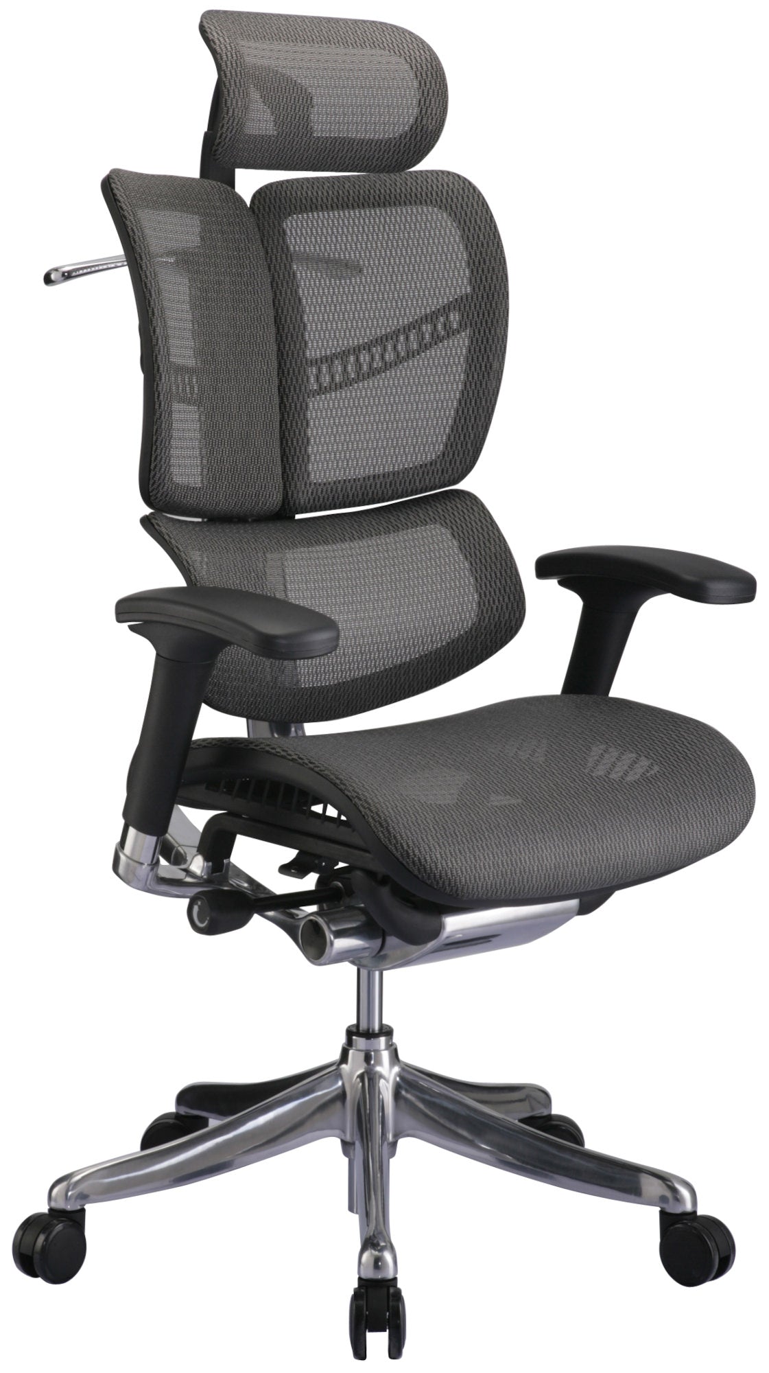 Ergonomische Bureaustoel - Kantoorstoel - Verstelbare Rugleuning voor Ultiem Comfort Kleur grijs