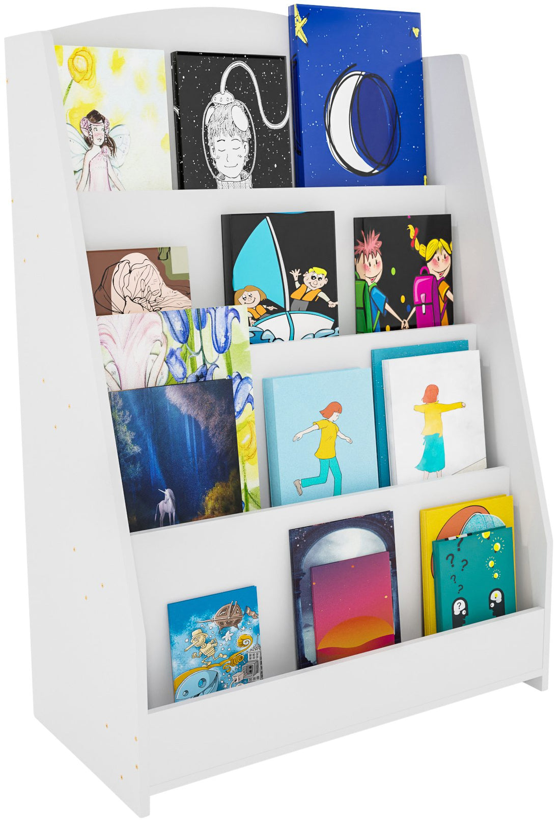 Kinderboekenrek - Stapelkast - Stimuleert Zelfstandigheid Maat 60 cm