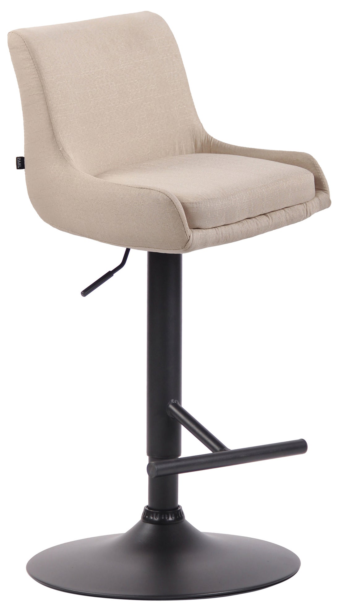 Stijlvolle Barkruk - Kruk - In Hoogte Verstelbaar, Elegant Design Kleur crème