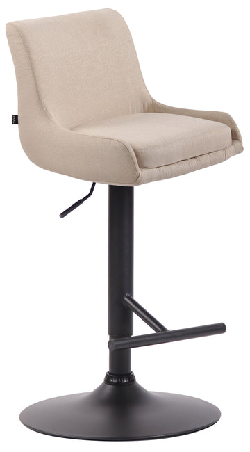 Stijlvolle Barkruk - Kruk - In Hoogte Verstelbaar, Elegant Design Kleur crème