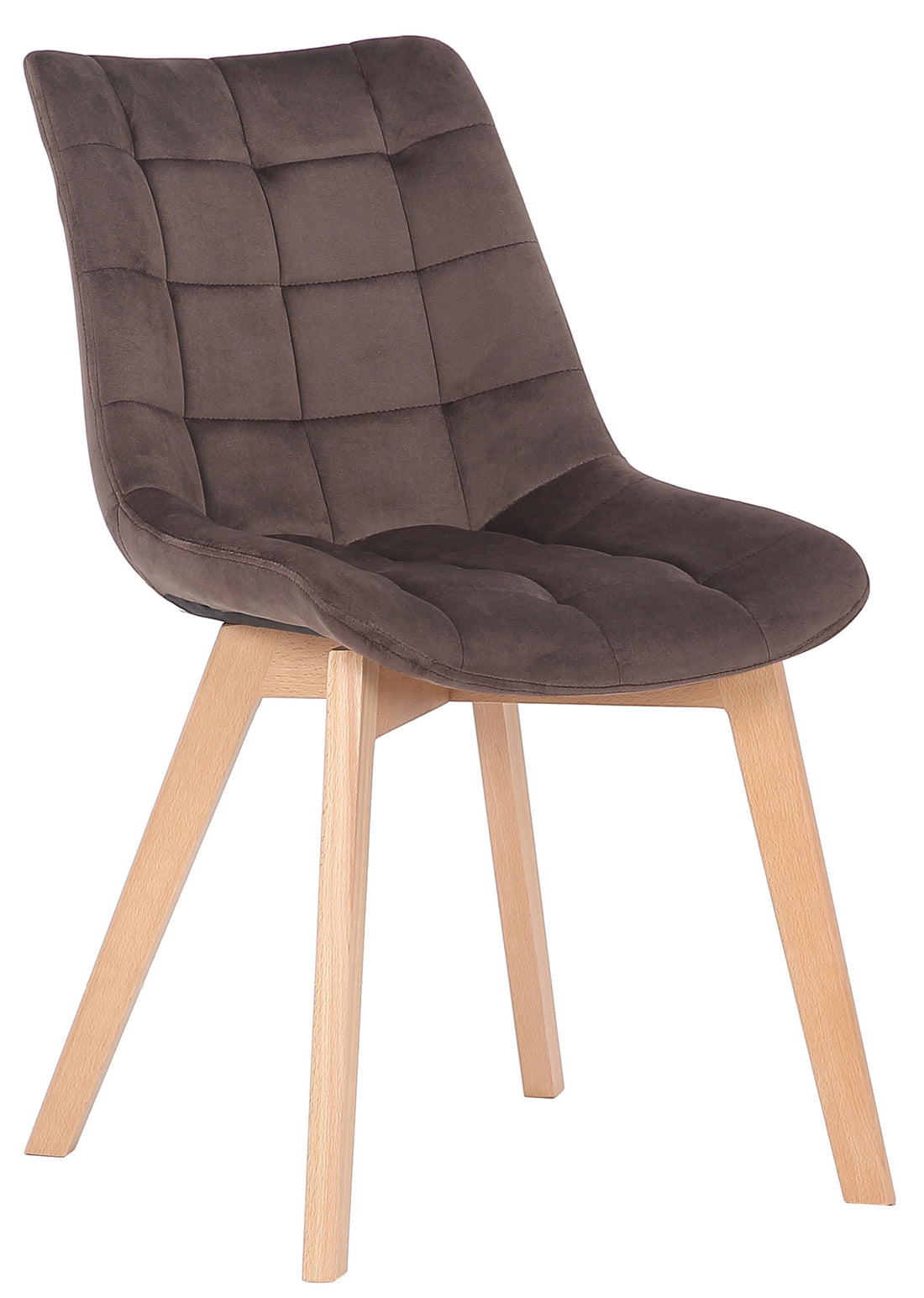 Velours Eetkamerstoel - Fluwelen Stoel - Onderhoudsvriendelijk & Comfortabel Zitten Kleur blauw