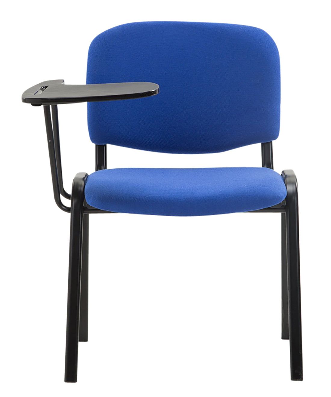 4-Persoons Set Vergaderstoelen - Conferentiestoelen - Comfortabele Stoffering Kleur blauw