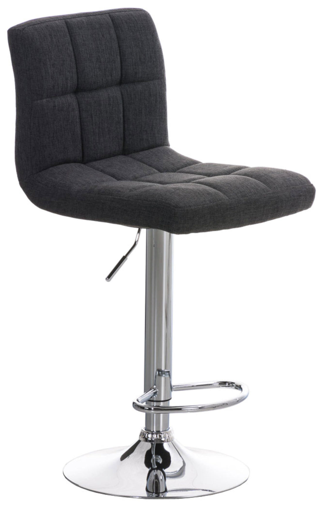 2-delige Set Barkrukken - Barstoelen - Maximaal Zitcomfort Kleur donkergrijs