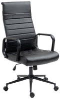 Exclusieve Bureaustoel - Kantoorstoel - Ergonomisch Comfort & Schommelmechanisme Kleur zwart/zwart