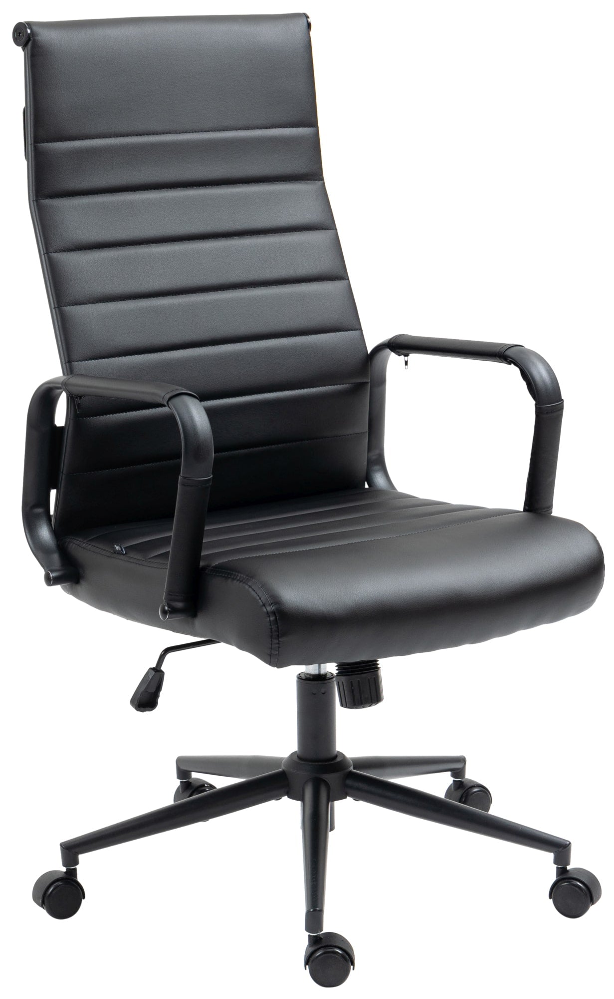 Exclusieve Bureaustoel - Kantoorstoel - Ergonomisch Comfort & Schommelmechanisme Kleur zwart/zwart