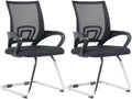 2-delige Set Schommelstoelen - Wiebelstoelen - Ergonomisch Comfort Kleur zwart