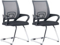 2-delige Set Schommelstoelen - Wiebelstoelen - Ergonomisch Comfort Kleur grijs