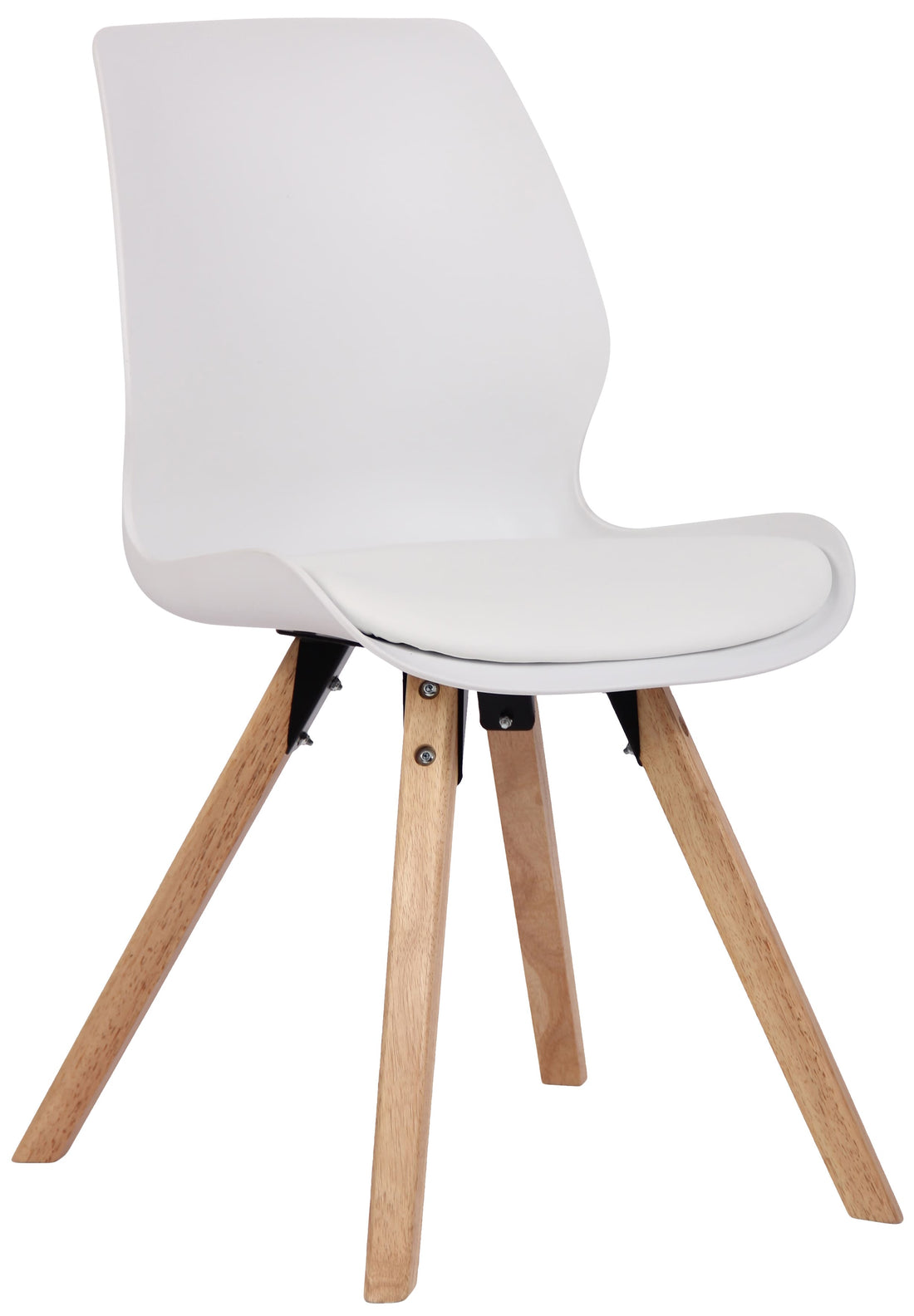 Bezoekersstoel, Gaststoel - Comfortabele Zithouding - Kunststof/Fluweel/Stof Opties Kleur zwart Materiaal KunstStof