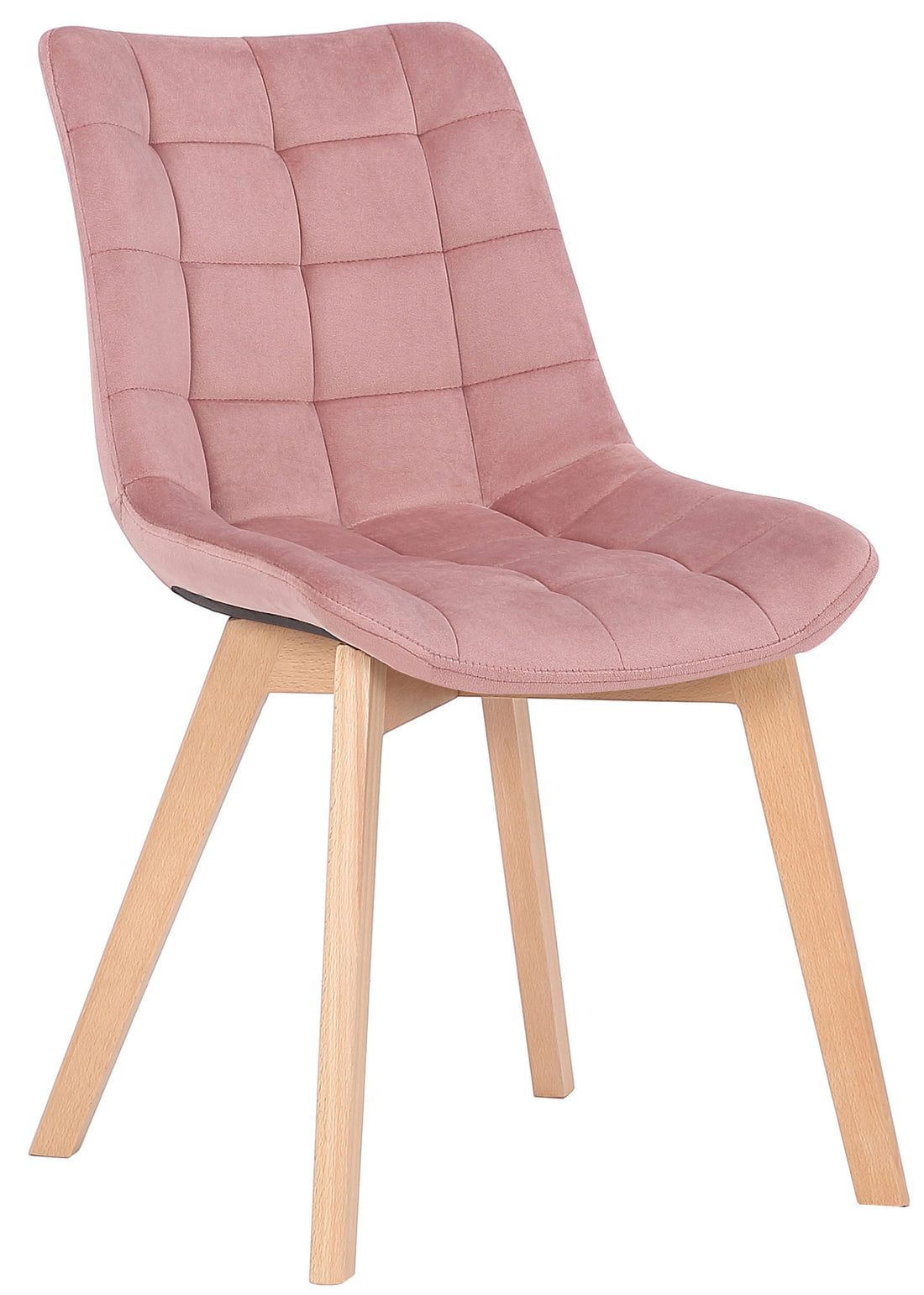 2 x Fluwelen Eetkamerstoelen - Fluweel - Comfortabele Rugleuning, Onderhoudsvriendelijk Kleur roze