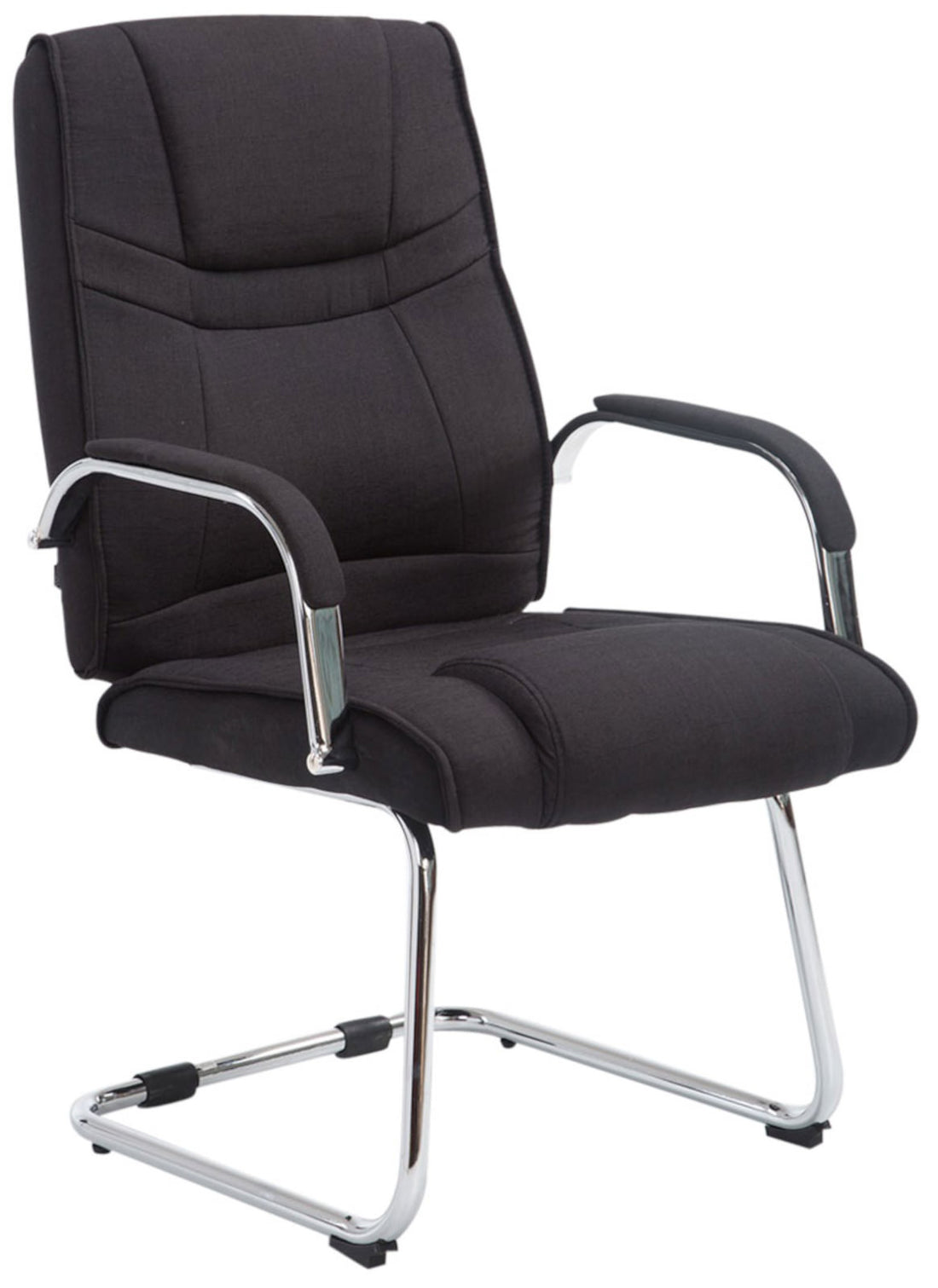 Set van 2 Eetkamerstoelen - Kuipstoelen - Ergonomisch Design, Draagkracht 180 kg Kleur zwart