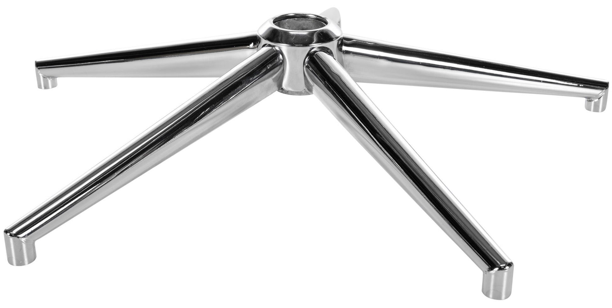 Metalen Onderstel Bureaustoel - Universeel - Stabiel en Gemakkelijk te Monteren Kleur chroom