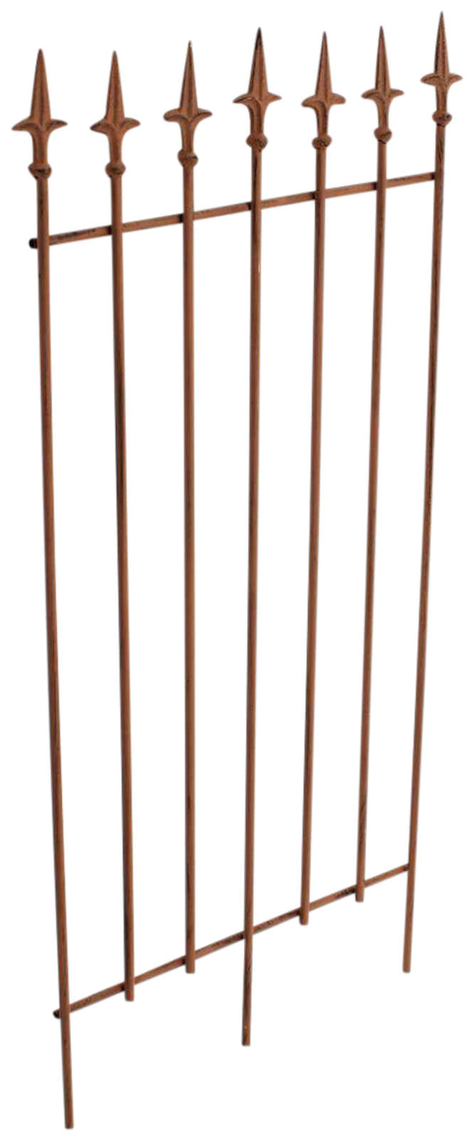 Set van 2 Klimplantensteunen - Tuinornamenten - Geen Montage Nodig, Rustiek Design Kleur antiek bruin