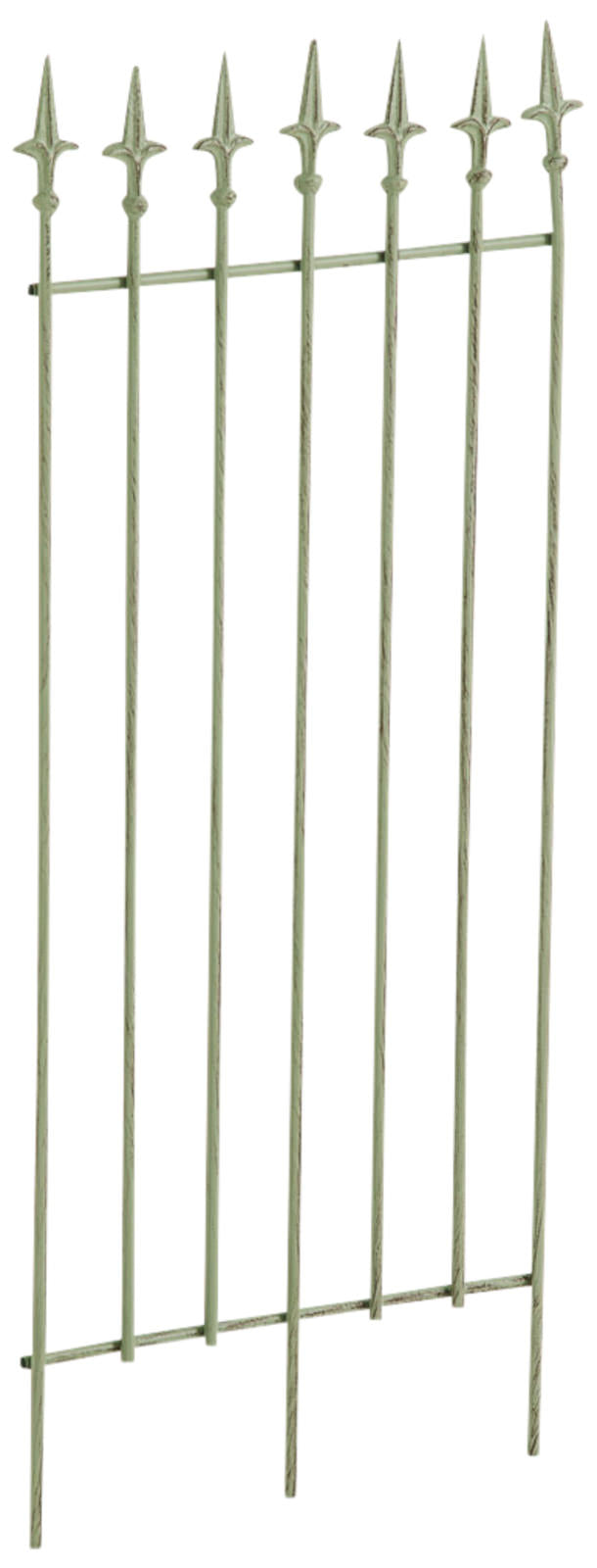 Set van 2 Klimondersteuningen - Klimhulpjes - Handgemaakt Ijzer Design Kleur antiek-groen