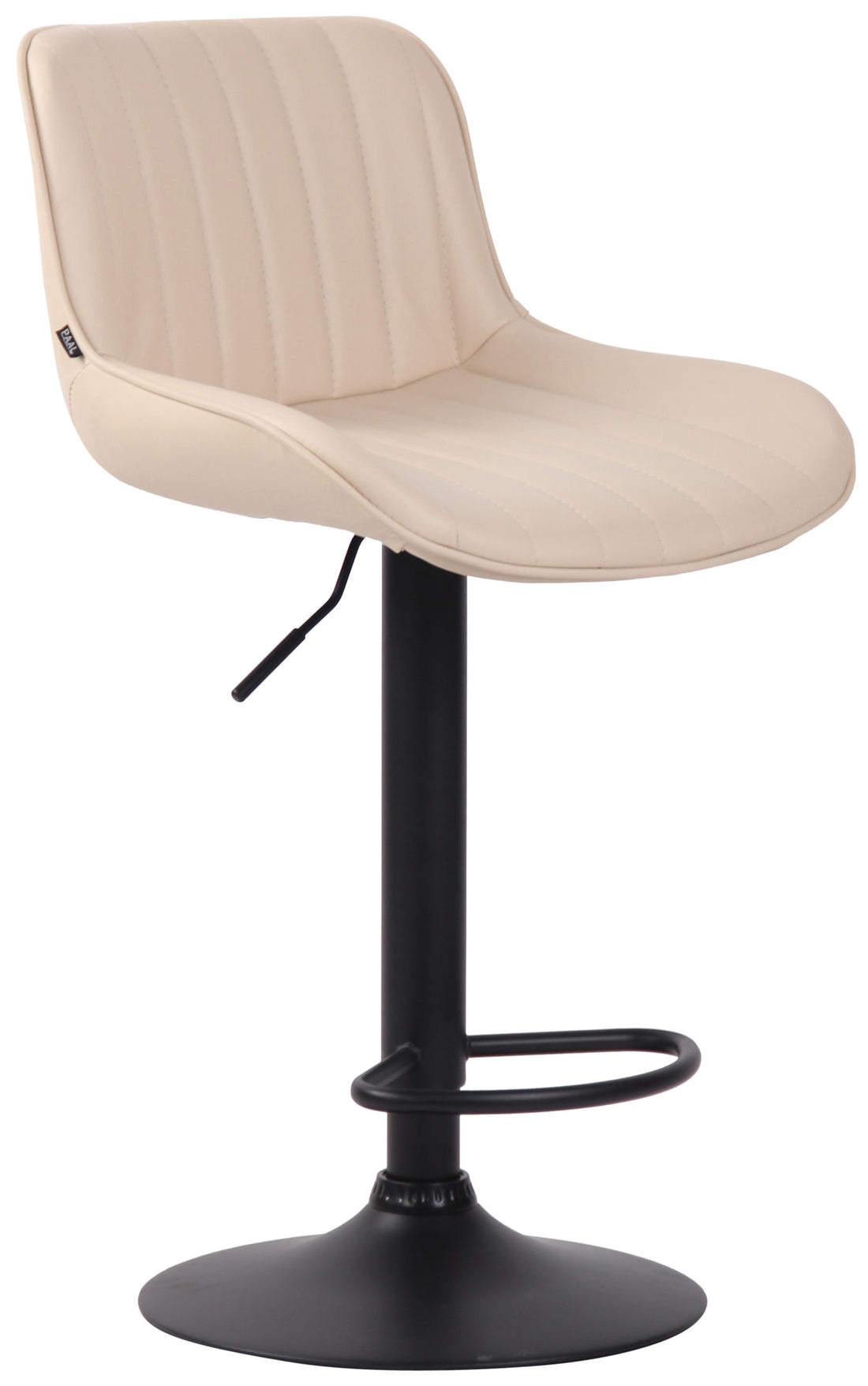 Set van 2 Barkrukken - Hoge Krukken - Traploos Verstelbaar & Modern Design Kleur crème