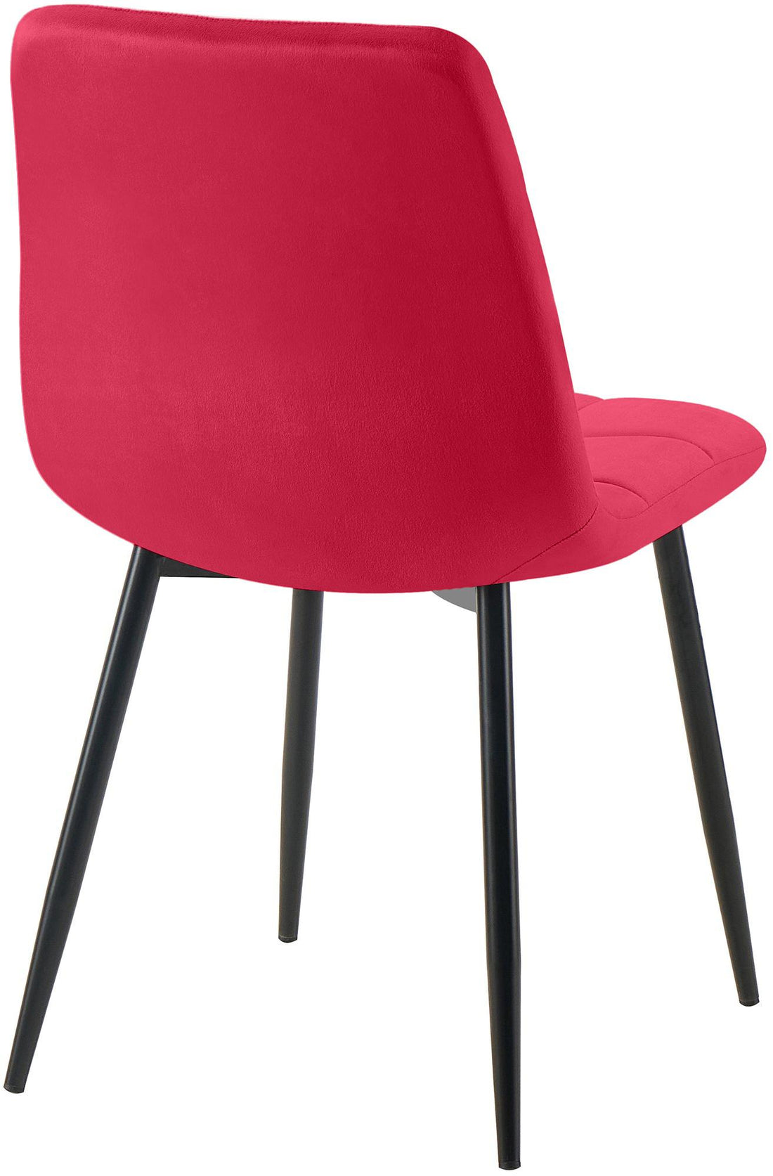 Set van 4 Eetkamerstoelen - Keukenstoelen - Langdurig Zitcomfort Kleur rood