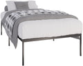 Zwart Metalen Bed - Stalen Frame - Robuust en Betrouwbaar, Ruimte voor Opberging Kleur zwart