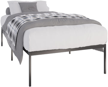 Zwart Metalen Bed - Stalen Frame - Robuust en Betrouwbaar, Ruimte voor Opberging Kleur zwart