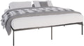 Stijlvol Metalen Bedframe - Modern Design - Duurzaam & Ruime Opbergruimte Kleur zwart