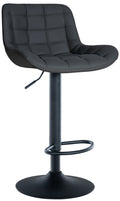 Barkruk - Elegante Zitstoel - Hoogte Verstelbaar Design, Comfort en Modern Design Kleur zwart Materiaal kunstleer
