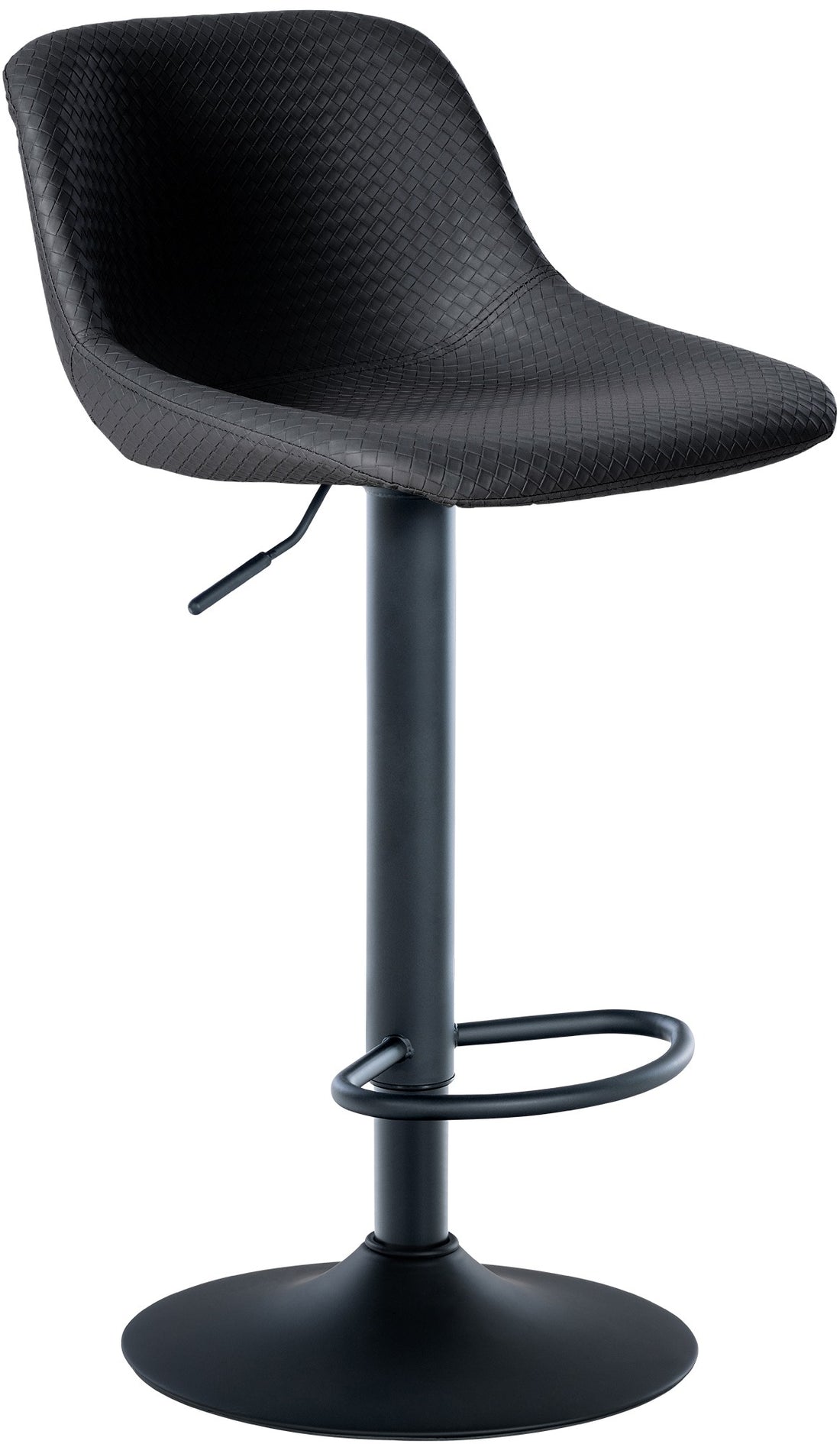 Barkruk Luxueuze Zitervaring - Designkruk - 360° Draaibaar en Verstelbaar Kleur zwart