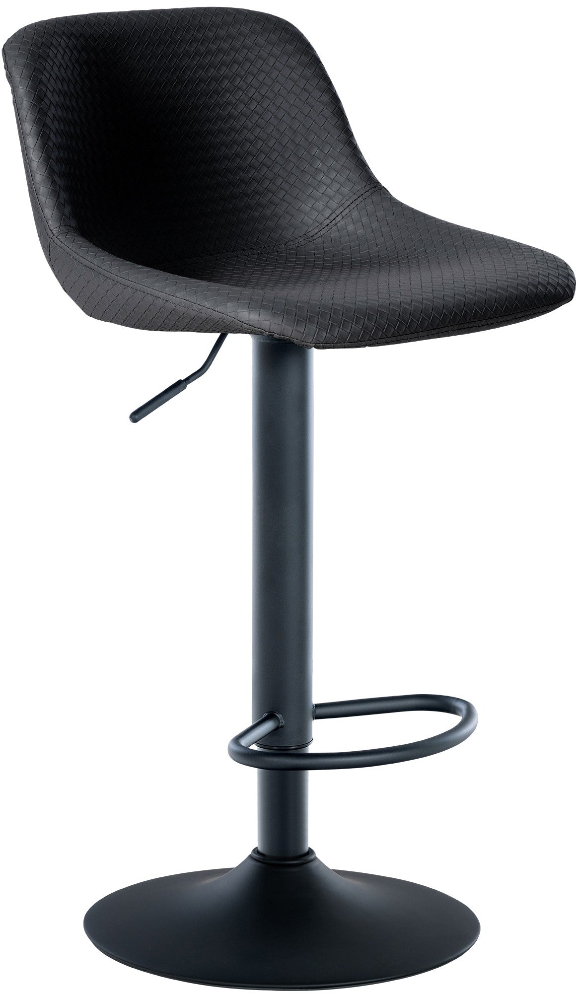 Barkruk Luxueuze Zitervaring - Designkruk - 360° Draaibaar en Verstelbaar Kleur zwart