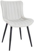 Elegante Designstoel, Trendy Eetkamerstoel, Ongeëvenaard Comfort-Stijl Mix Kleur wit Materiaal kunstleer