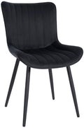 Elegante Designstoel, Trendy Eetkamerstoel, Ongeëvenaard Comfort-Stijl Mix Kleur zwart Materiaal zacht