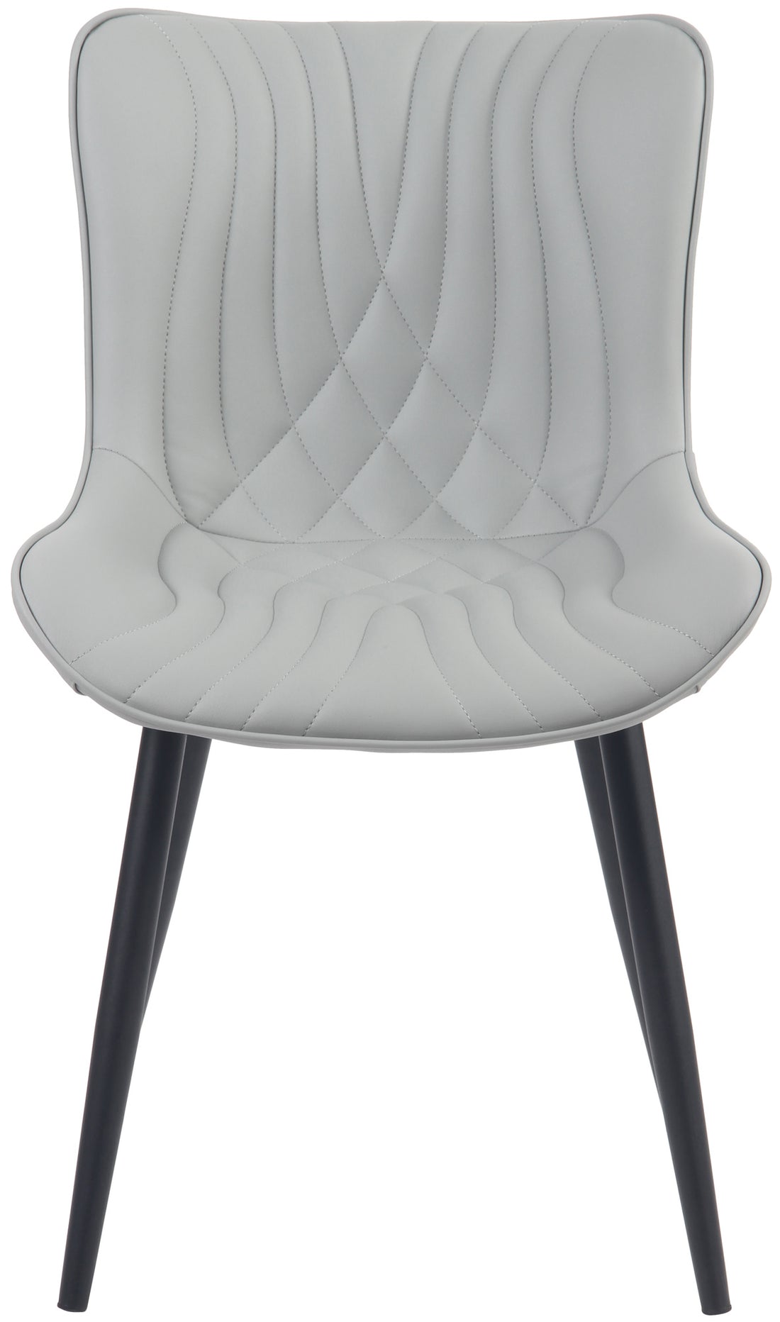 Eetkamerstoel - Moderne Designstoel - Duurzaam & Comfort, Stof of Kunstleer Kleur grijs