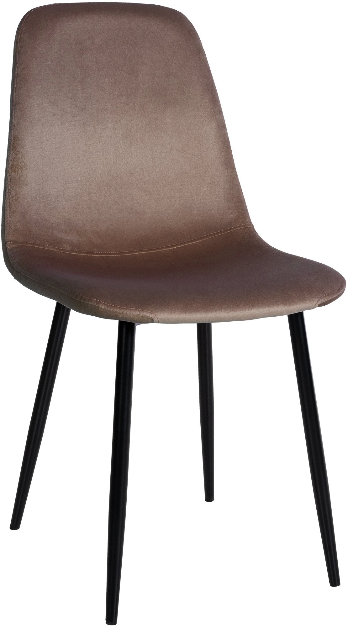 Eetkamerstoel - Eetstoel - Comfortabele Bekleding & Onderhoudsvriendelijk Design Kleur bruin Materiaal zacht