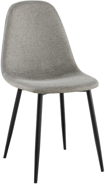 Napier Eetkamerstoel Lichtgrijs - Keukenstoel - Onderhoudsvriendelijk Design, Comfortabel Kleur lichtgrijs