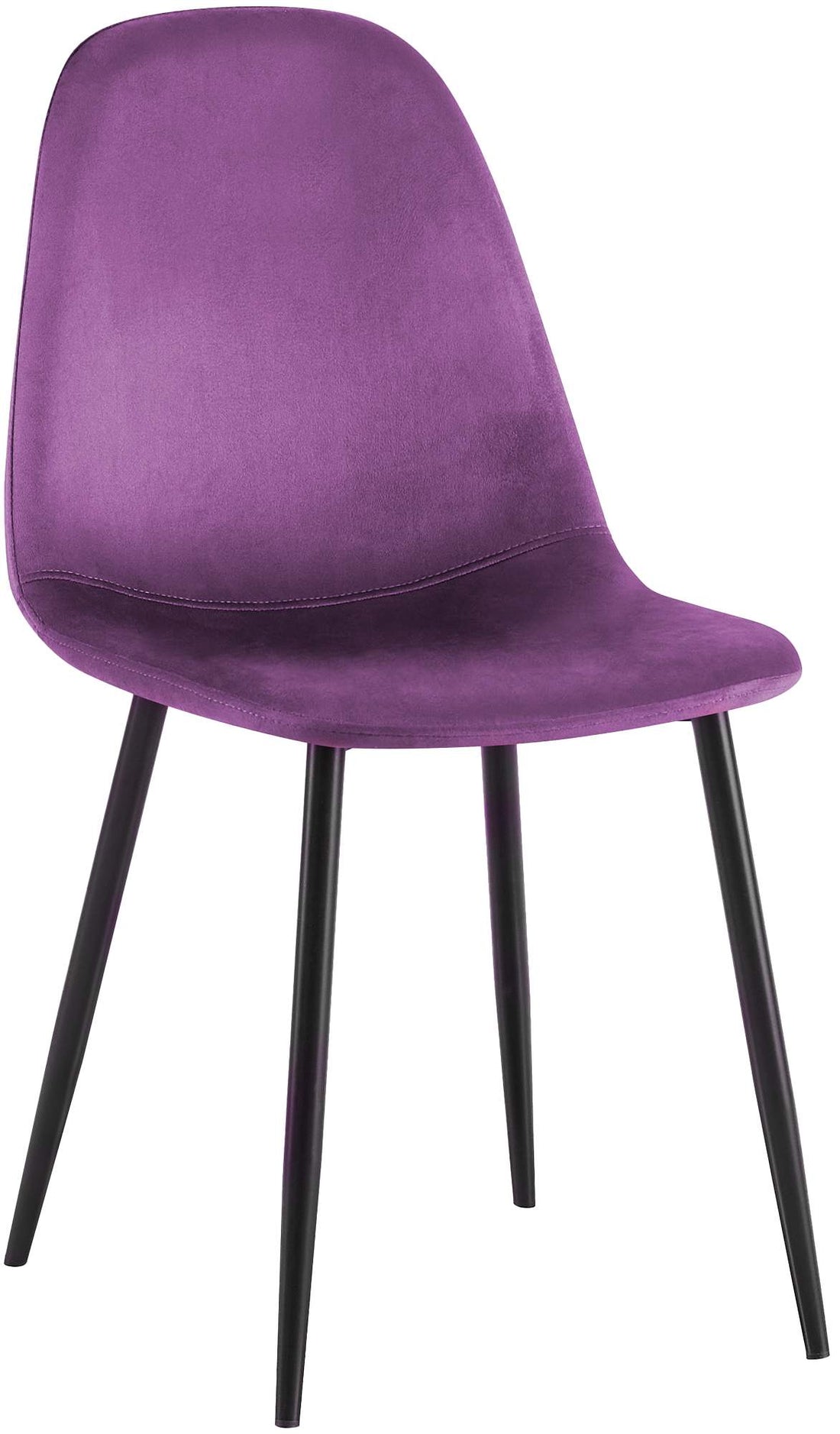 Moderne Eetkamerstoel - Keukenstoel - Onderhoudsvriendelijk & Comfortabel Design Kleur paars