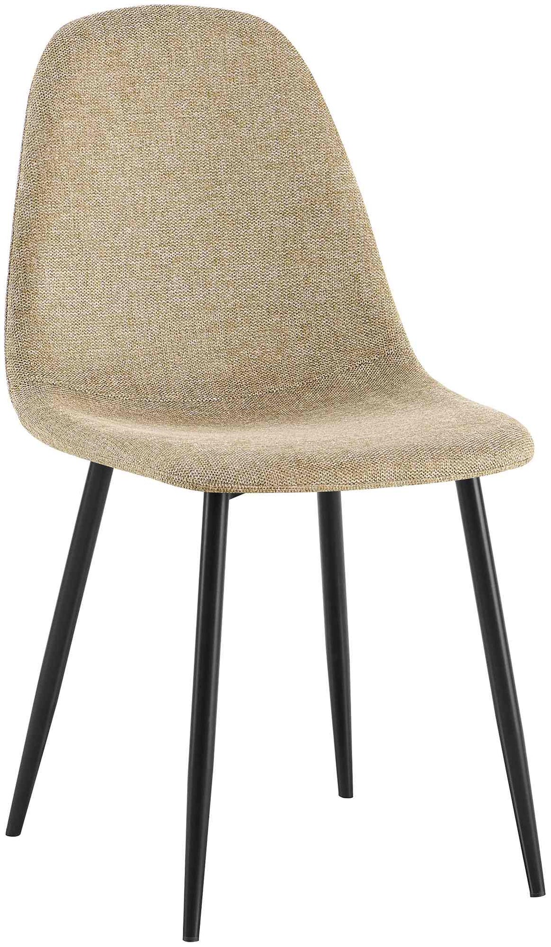 Eetkamerstoel Napier Taupe - Stof - Onderhoudsvriendelijk - Modern Design Kleur taupe