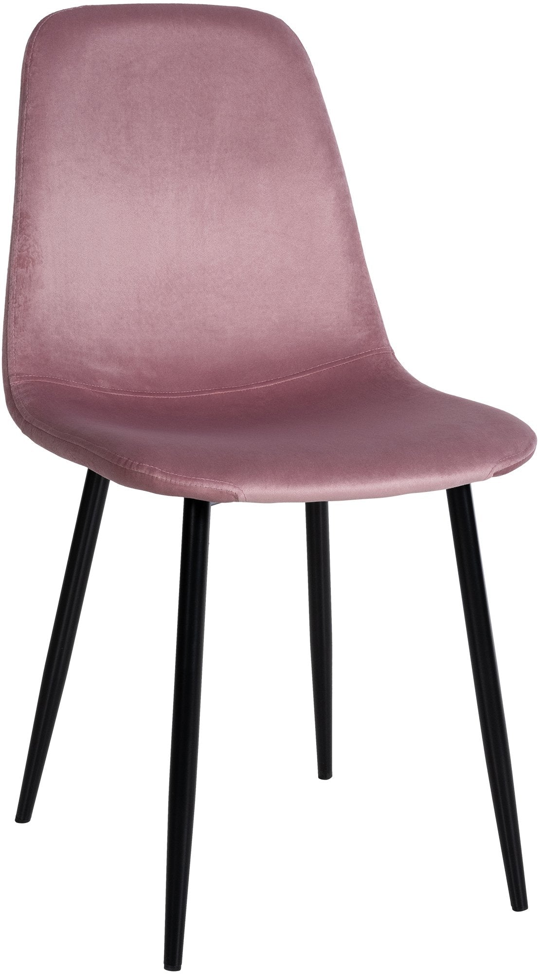 Eetkamerstoel - Eetstoel - Comfortabele Bekleding & Onderhoudsvriendelijk Design Kleur roze Materiaal zacht