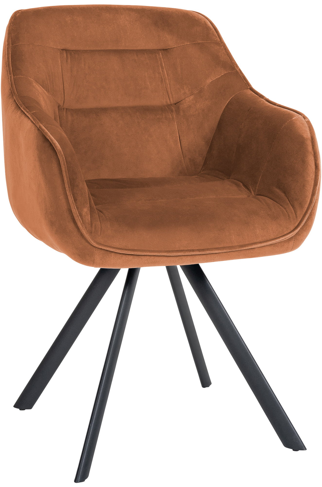 Stijlvolle Eettafelstoel - Keukenstoel - Ergonomisch Comfort & Onderhoudsvriendelijk Design Kleur crème Materiaal zacht