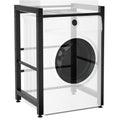Wasmachinekast - Apparatenstandaard - Stevige 300kg Draagkracht Kleur zwart