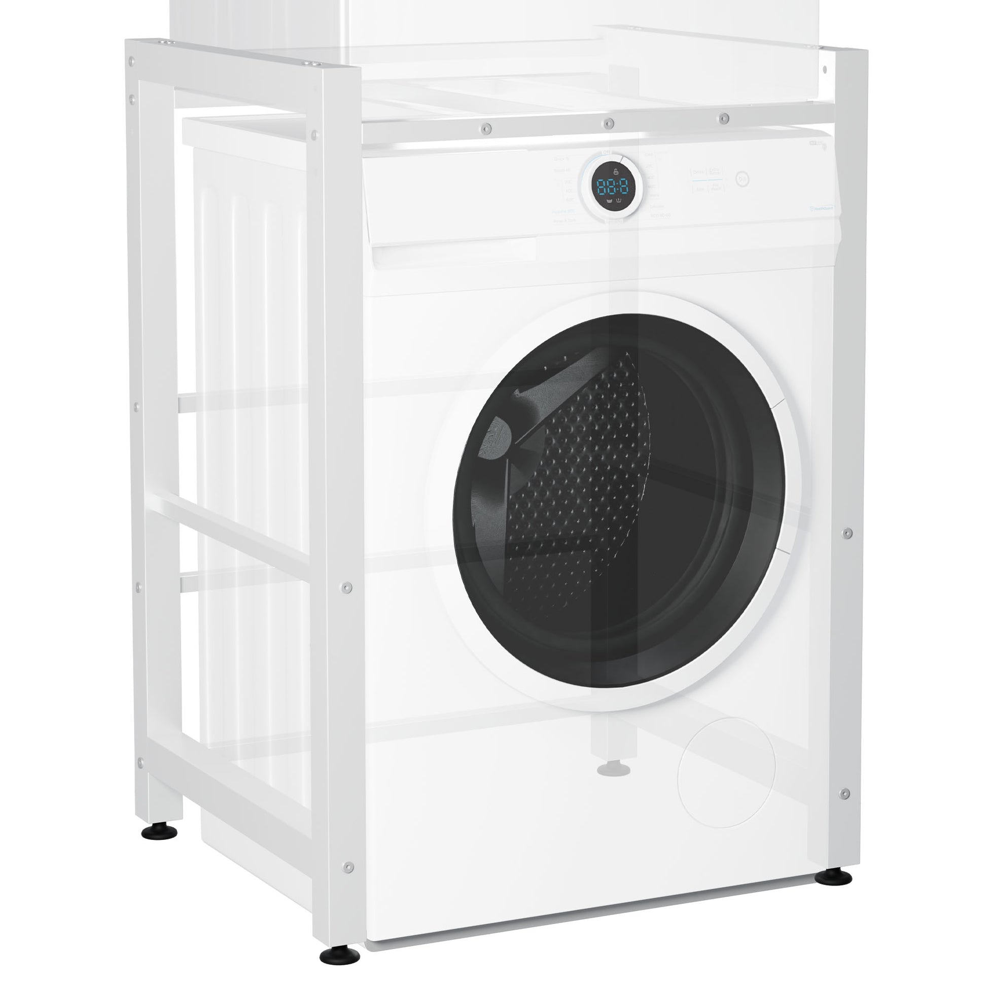 Wasmachinekast - Apparatenstandaard - Stevige 300kg Draagkracht Kleur wit