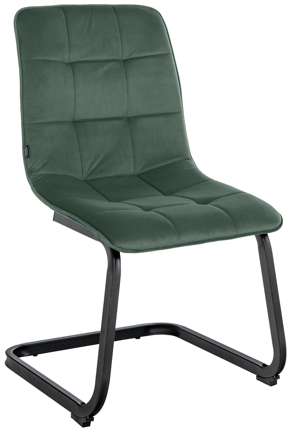 Fluwelen Eetkamerstoel Donkergroen - Luxe Stoel - Comfortabel en Onderhoudsvriendelijk Design Kleur donkergroen