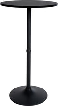 Ronde Statafel 60 cm - Bartafel - Stijlvol & Stabiel Design Kleur zwart/zwart